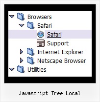 Javascript Tree Local Createpopup Tree Example