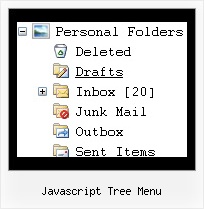 Javascript Tree Menu Tree Horizontal Menu Example