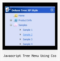 Javascript Tree Menu Using Css Html Tree Popup Menu Example