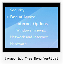 Javascript Tree Menu Vertical Cascading Tree Menu Example