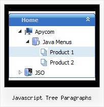 Javascript Tree Paragraphs Tree Webmenu