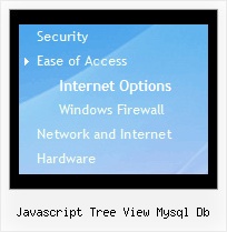 Javascript Tree View Mysql Db Tree Popup Fade