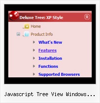 Javascript Tree View Windows Explorer Like Popup Menu Trees