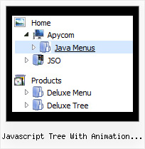 Javascript Tree With Animation And Checkbox Tree Flyout Sliding Menu