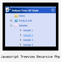 Javascript Treeview Recursive Php Collapsing Tree