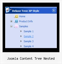 Joomla Content Tree Nested Tree Menu Cascade