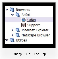 Jquery File Tree Php Createpopup Tree Example