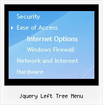 Jquery Left Tree Menu Tree Scrolling Icons