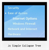 Js Simple Collapse Tree Tree Menubar Dropdown