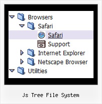 Js Tree File System Tree Mouseover Sample