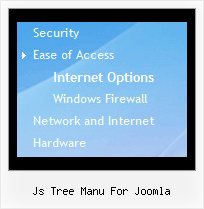 Js Tree Manu For Joomla Javascript Tree Javascript Tree