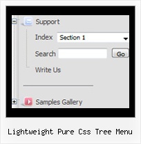 Lightweight Pure Css Tree Menu Tree Drop Down Menu Fade