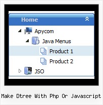 Make Dtree With Php Or Javascript Folder Menus Tree