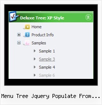 Menu Tree Jquery Populate From Database Dropdown Tree View Vertical Menu