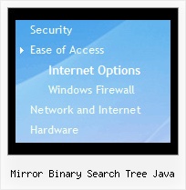 Mirror Binary Search Tree Java Tree Collapse Menu Tutorial