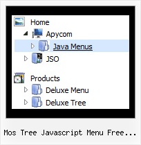 Mos Tree Javascript Menu Free Download Tree View Navigation Bar