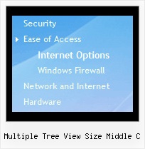 Multiple Tree View Size Middle C Tree Crossframe Cascading Menu