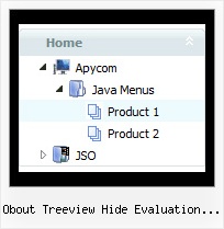 Obout Treeview Hide Evaluation Message Tree Expanding Menubars Navigation