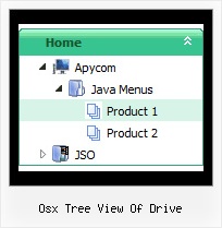 Osx Tree View Of Drive Tree Menu Cascading