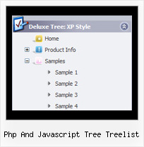 Php And Javascript Tree Treelist Html Treemenu