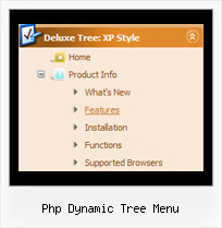 Php Dynamic Tree Menu Tree Cascading Menu