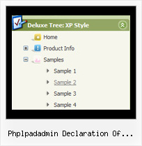 Phplpadadmin Declaration Of Ajaxtree Trees Menu Tutorial