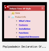 Phplpadadmin Declaration Of Ajaxtree Menu Tree Simple