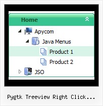 Pygtk Treeview Right Click Context Menu Tree View Hide Menu Bar