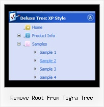 Remove Root From Tigra Tree Mouseover Top Menu Tree