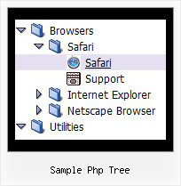 Sample Php Tree Tree Drop Down Menu Code