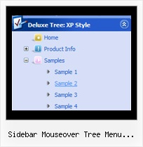 Sidebar Mouseover Tree Menu Effect Wordpress Tree Roll Down Menu