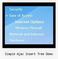 Simple Ajax Insert Tree Demo Cool Tree Menu Dropdown Code