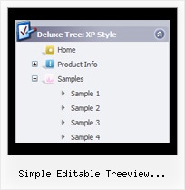 Simple Editable Treeview Javascript Animated Tree Menu