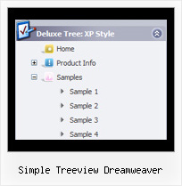 Simple Treeview Dreamweaver Tree Menu Creator