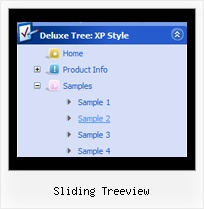 Sliding Treeview Tree Side Navigation Bars