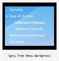 Spry Tree Menu Wordpress Expandable Menu Tree