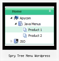 Spry Tree Menu Wordpress Tree Menu Submenu Example Expand