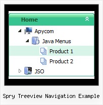 Spry Treeview Navigation Example Dhtml Sliding Tree Menu