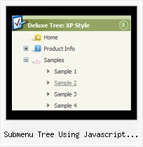 Submenu Tree Using Javascript Confluence Tree Top Navigation Bar