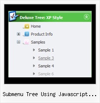 Submenu Tree Using Javascript Confluence Windows Menu Tree