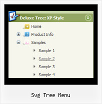 Svg Tree Menu Tree Pull Down Menu Example