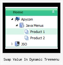 Swap Value In Dynamic Treemenu Dhtml And Tree Dropdown Menu