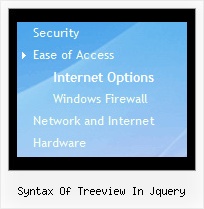 Syntax Of Treeview In Jquery Tree View Dropdown Menu Frame