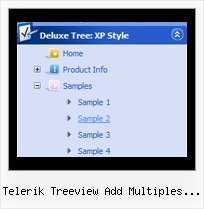 Telerik Treeview Add Multiples Icons Changing Menu Tree To Horizontal