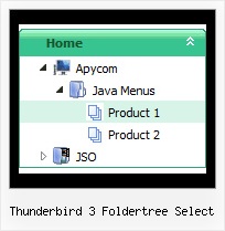 Thunderbird 3 Foldertree Select Sliding Navbar Tree
