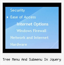 Tree Menu And Submenu In Jquery Drop Down Menus Tree