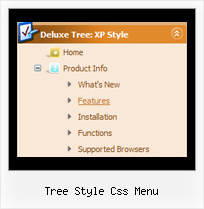 Tree Style Css Menu Tree Horizontal Slide Down Menu
