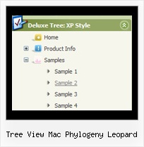Tree View Mac Phylogeny Leopard Create Collapsible Tree Example