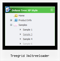 Treegrid Xmltreeloader Tree Simple Pulldown Menu
