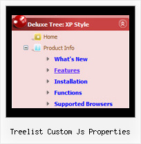 Treelist Custom Js Properties Tree Hide Browser Menu